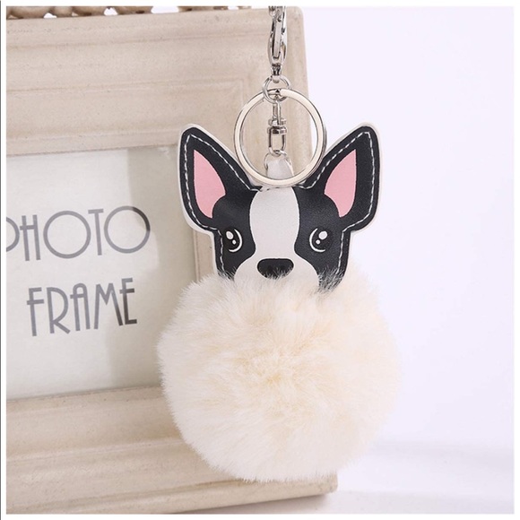 Accessories - 💖 2 for $12.00 French Bulldog Pom Keychain